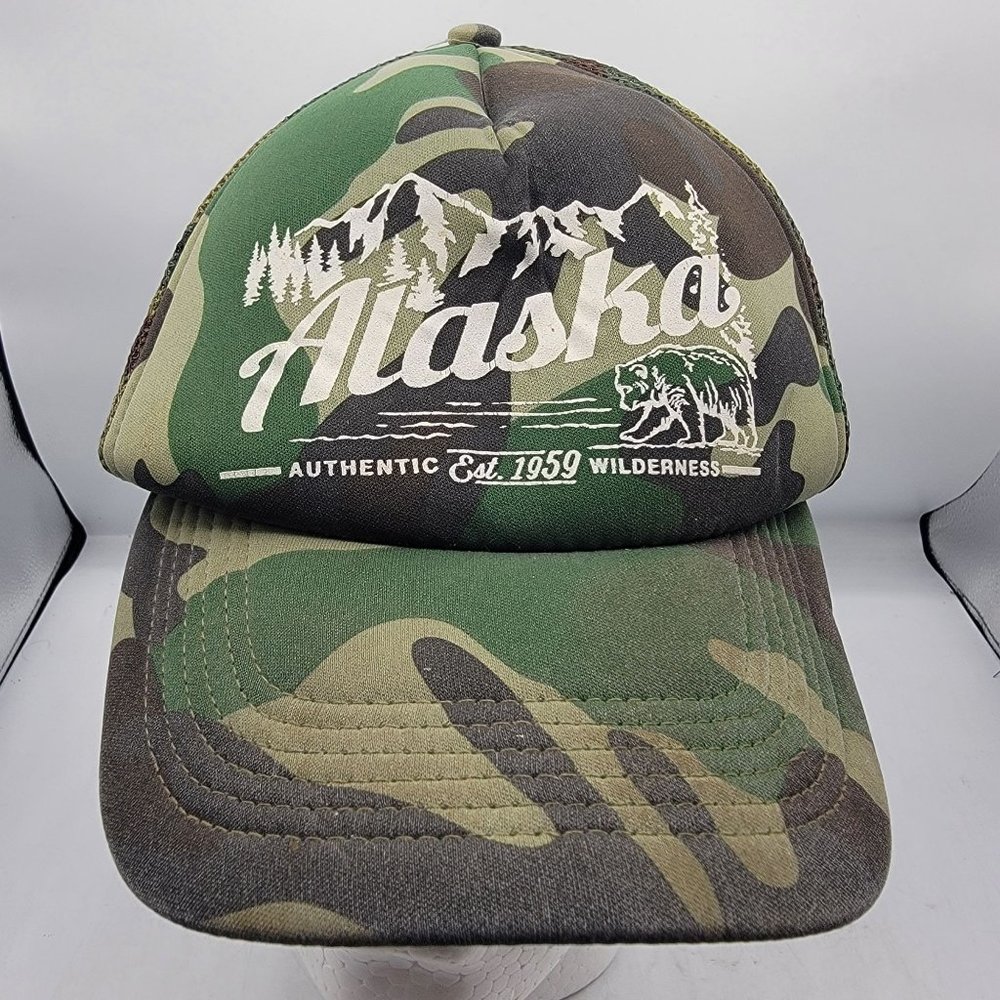 Arctic Circle Enterprises Alaska Authentic Wilderness Camo Camouflage Hat Cap